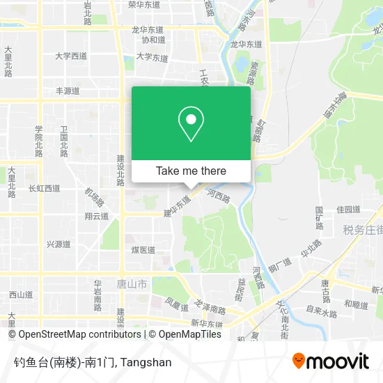 钓鱼台(南楼)-南1门 map