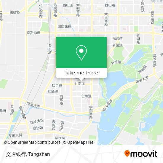 交通银行 map