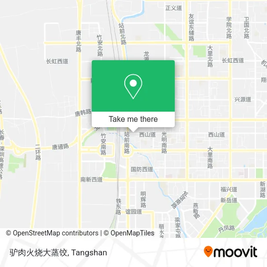 驴肉火烧大蒸饺 map