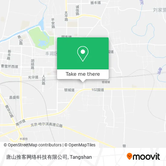 唐山推客网络科技有限公司 map