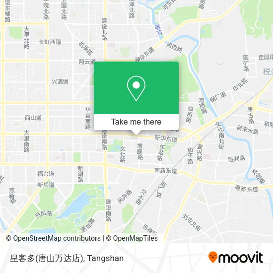星客多(唐山万达店) map