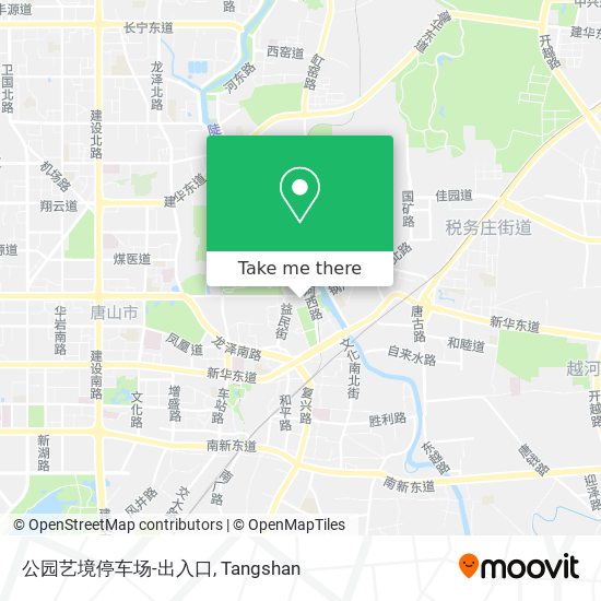 公园艺境停车场-出入口 map