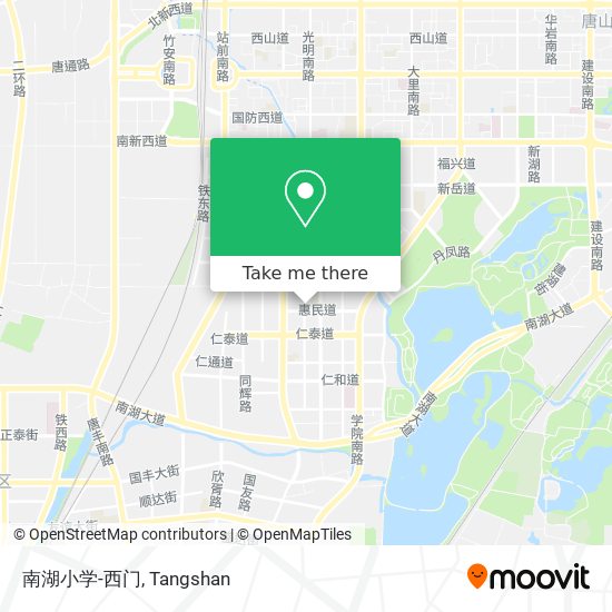南湖小学-西门 map