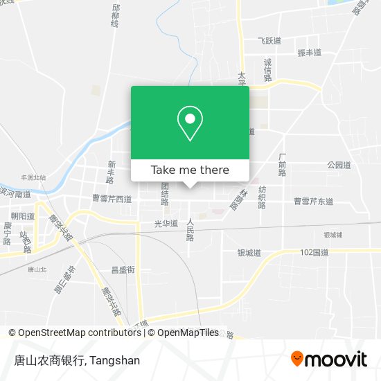 唐山农商银行 map