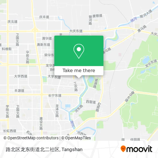 路北区龙东街道北二社区 map