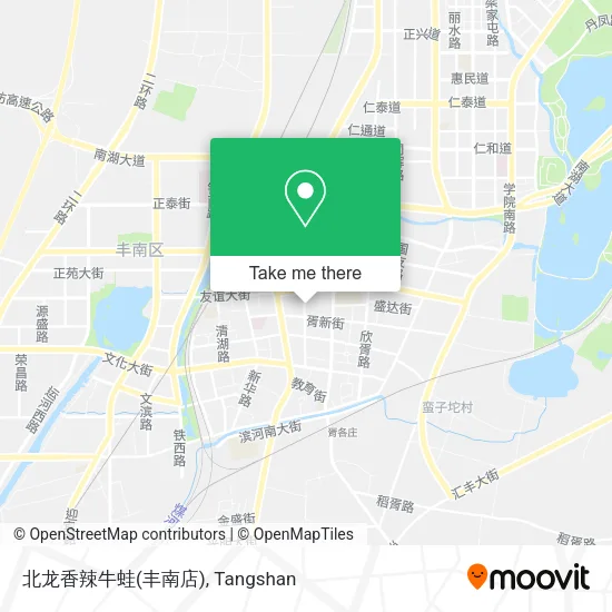 北龙香辣牛蛙(丰南店) map