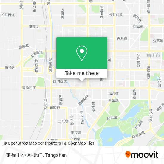 定福里小区-北门 map