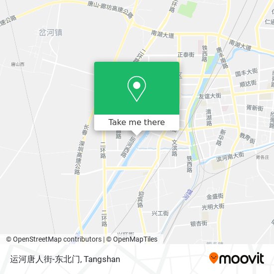 运河唐人街-东北门 map
