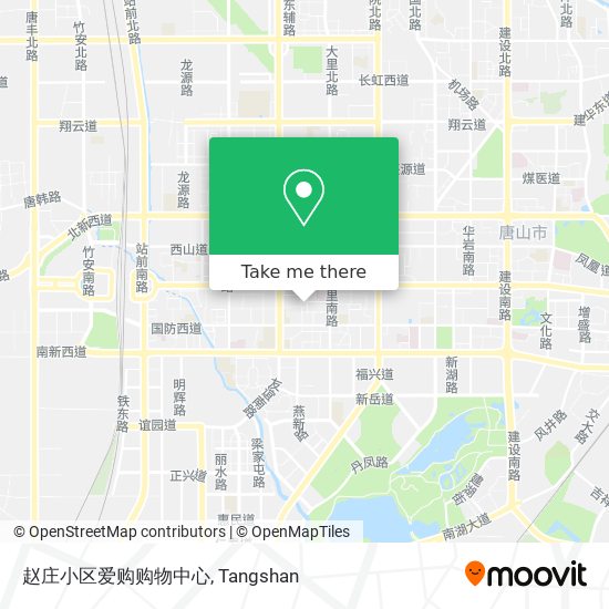 赵庄小区爱购购物中心 map