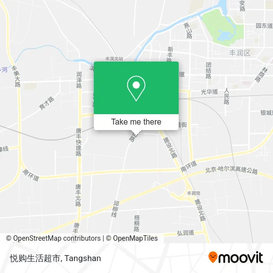 悦购生活超市 map