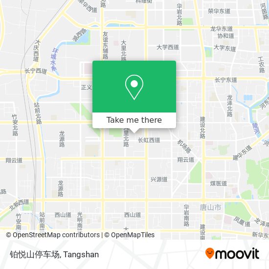 铂悦山停车场 map
