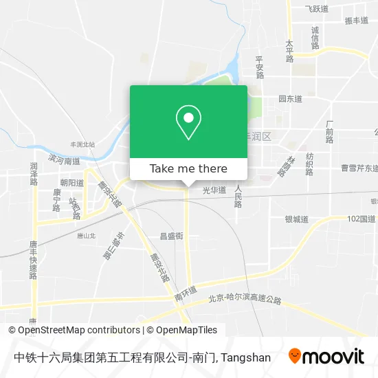 中铁十六局集团第五工程有限公司-南门 map