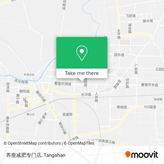 养瘦减肥专门店 map