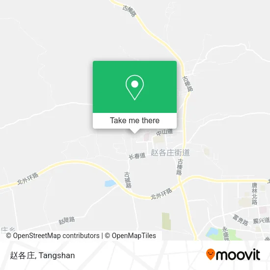 赵各庄 map
