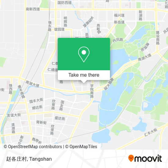 赵各庄村 map
