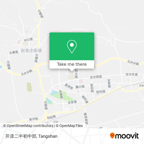 开滦二中初中部 map