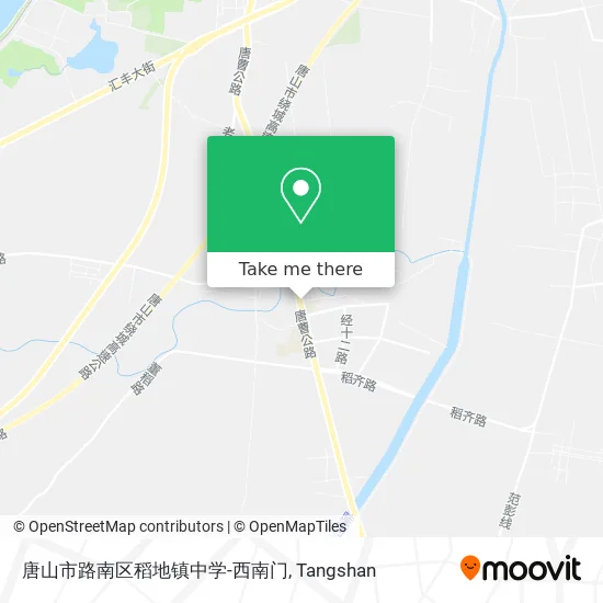 唐山市路南区稻地镇中学-西南门 map