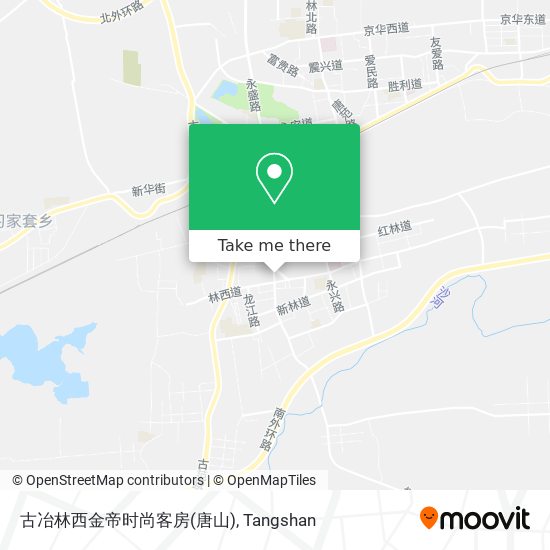 古冶林西金帝时尚客房(唐山) map