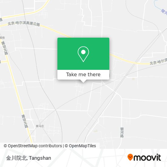 金川院北 map