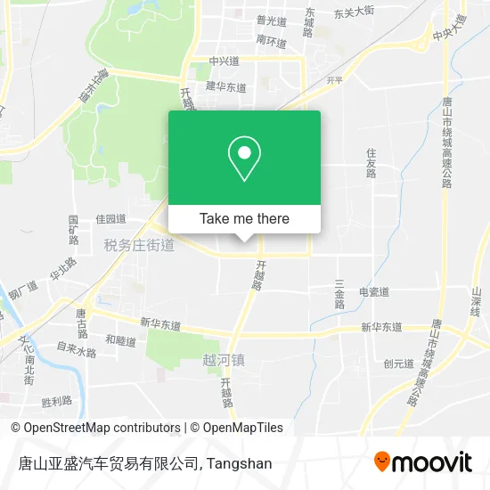 唐山亚盛汽车贸易有限公司 map