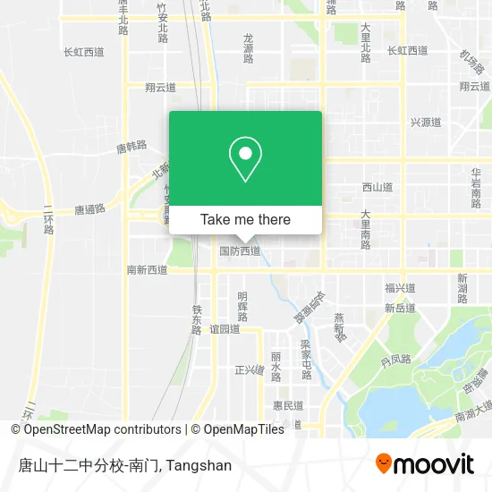 唐山十二中分校-南门 map