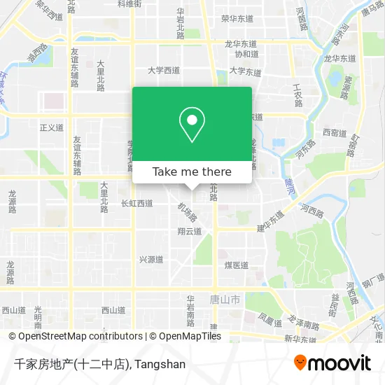 千家房地产(十二中店) map
