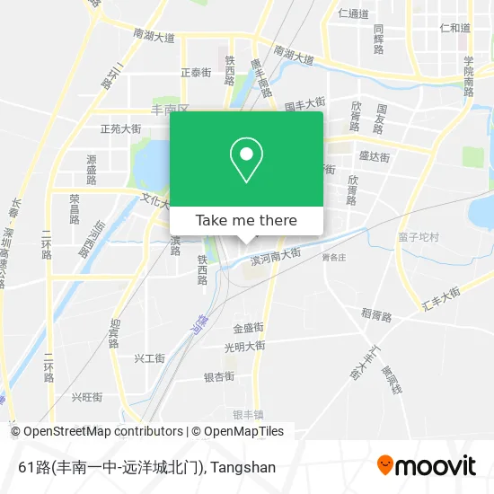 61路(丰南一中-远洋城北门) map
