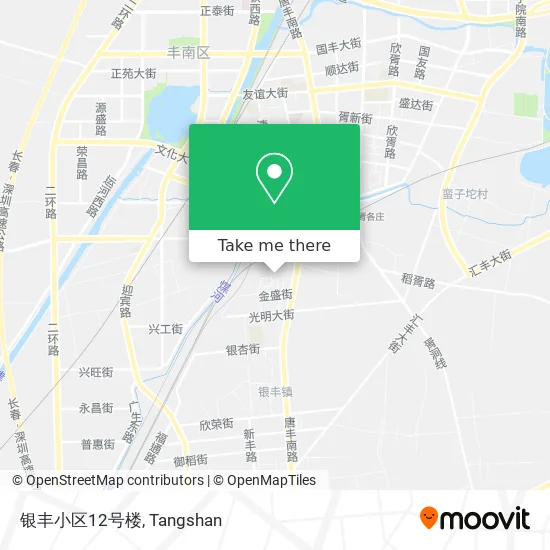 银丰小区12号楼 map
