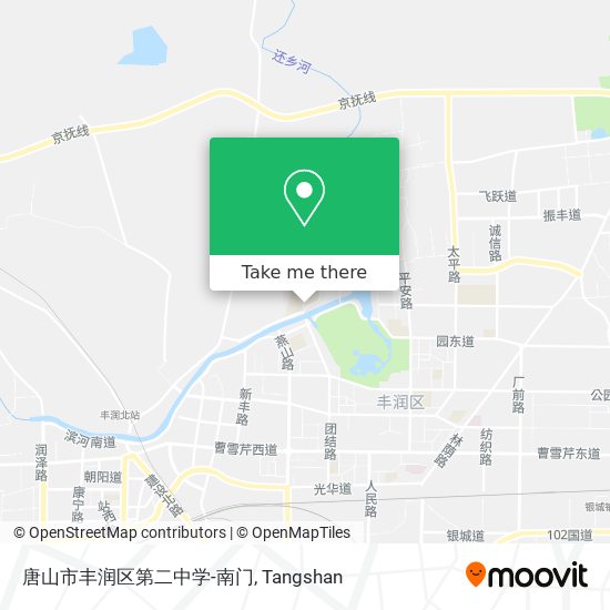 唐山市丰润区第二中学-南门 map