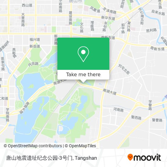 唐山地震遗址纪念公园-3号门 map