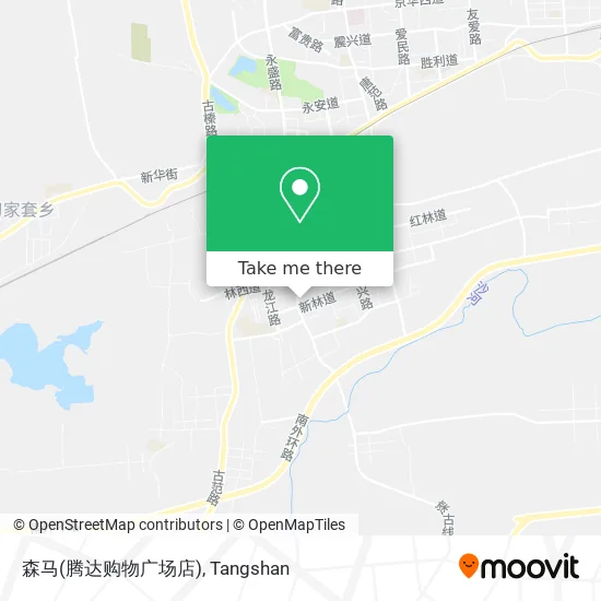 森马(腾达购物广场店) map