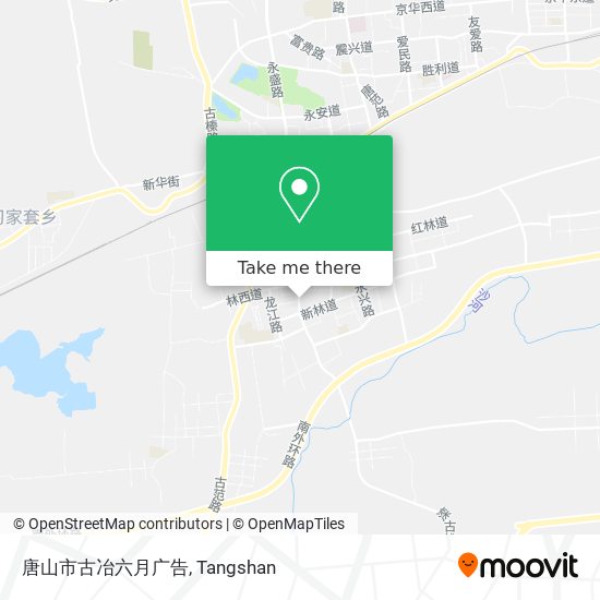 唐山市古冶六月广告 map