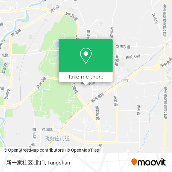 新一家社区-北门 map