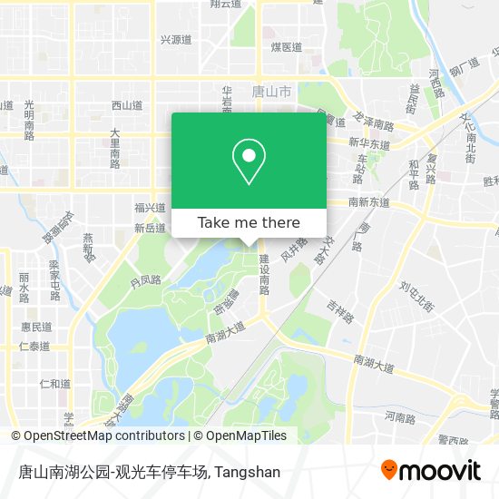唐山南湖公园-观光车停车场 map