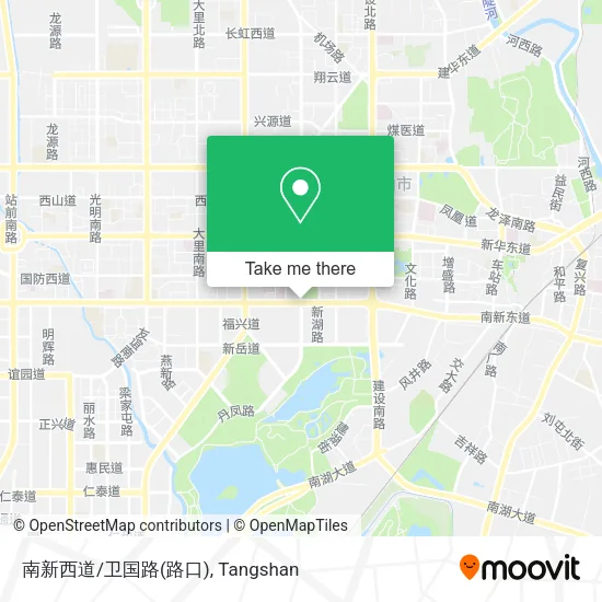 南新西道/卫国路(路口) map