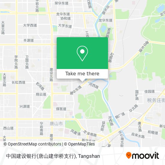 中国建设银行(唐山建华桥支行) map