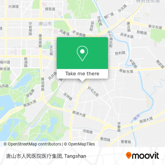 唐山市人民医院医疗集团 map