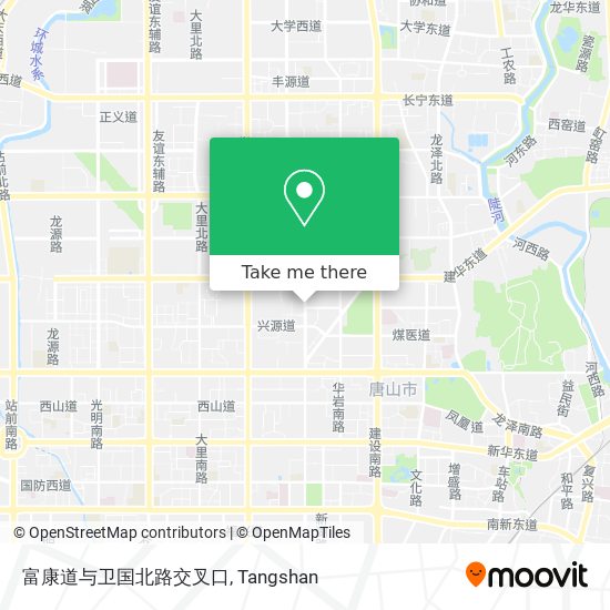 富康道与卫国北路交叉口 map