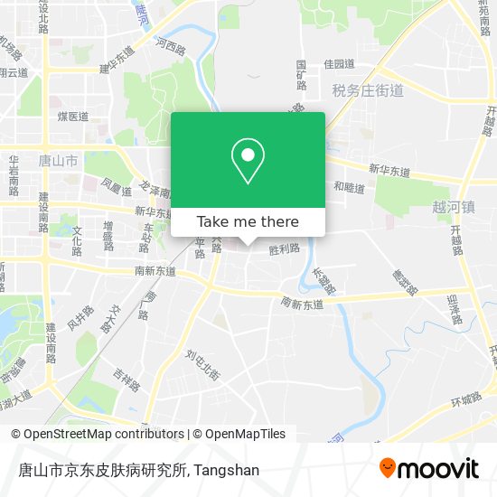 唐山市京东皮肤病研究所 map