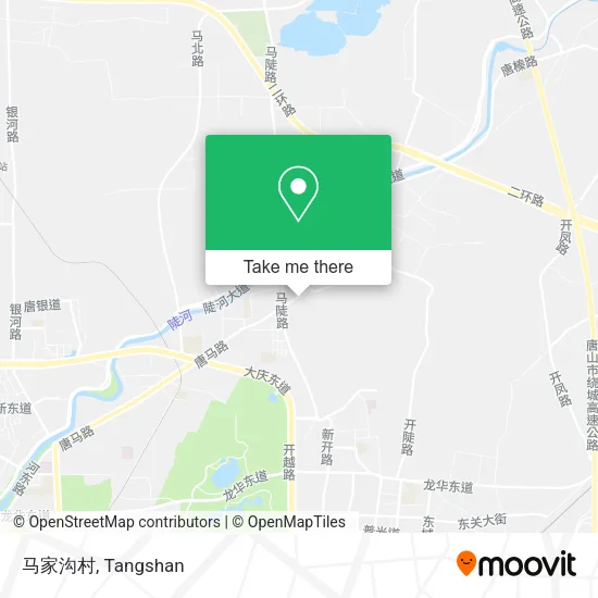 马家沟村 map