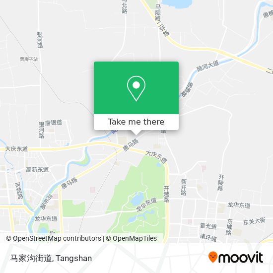 马家沟街道 map