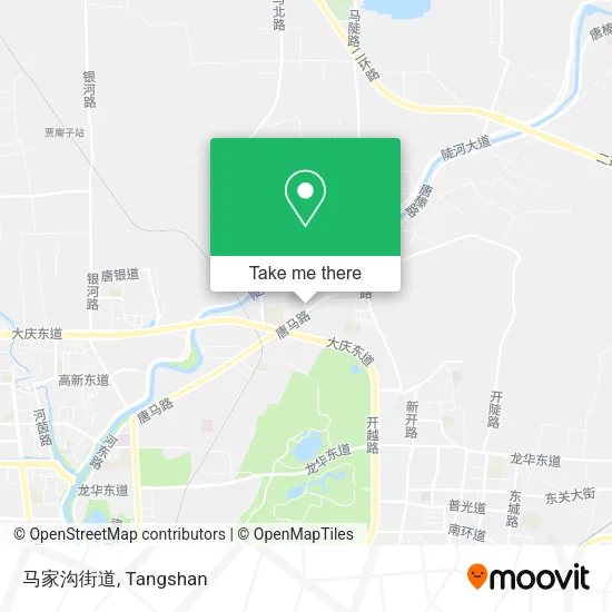马家沟街道 map