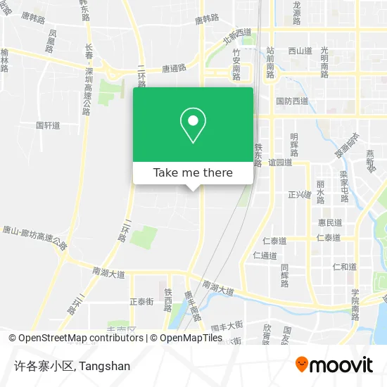 许各寨小区 map