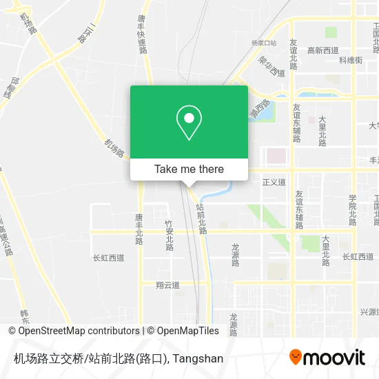 机场路立交桥/站前北路(路口) map