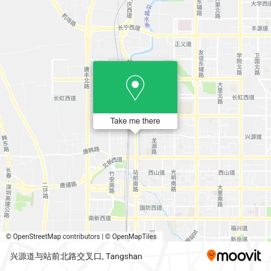 兴源道与站前北路交叉口 map