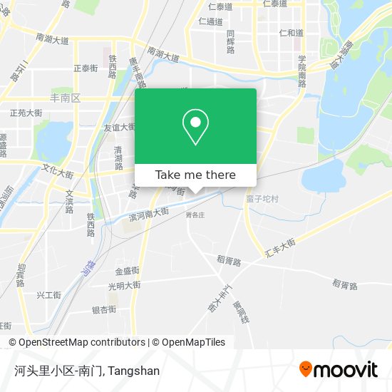 河头里小区-南门 map