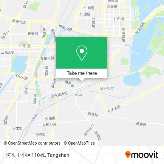河头里小区110栋 map