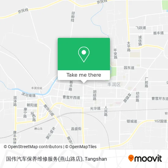 国伟汽车保养维修服务(燕山路店) map