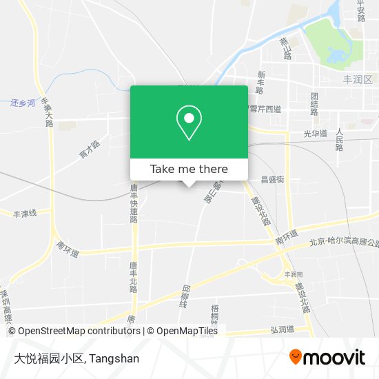 大悦福园小区 map