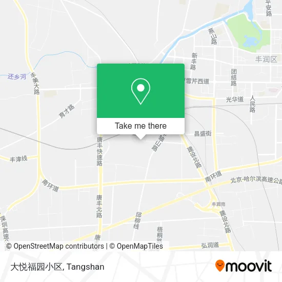 大悦福园小区 map